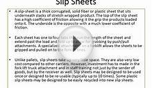 Supply Chain Management Firm Info Slip Sheets